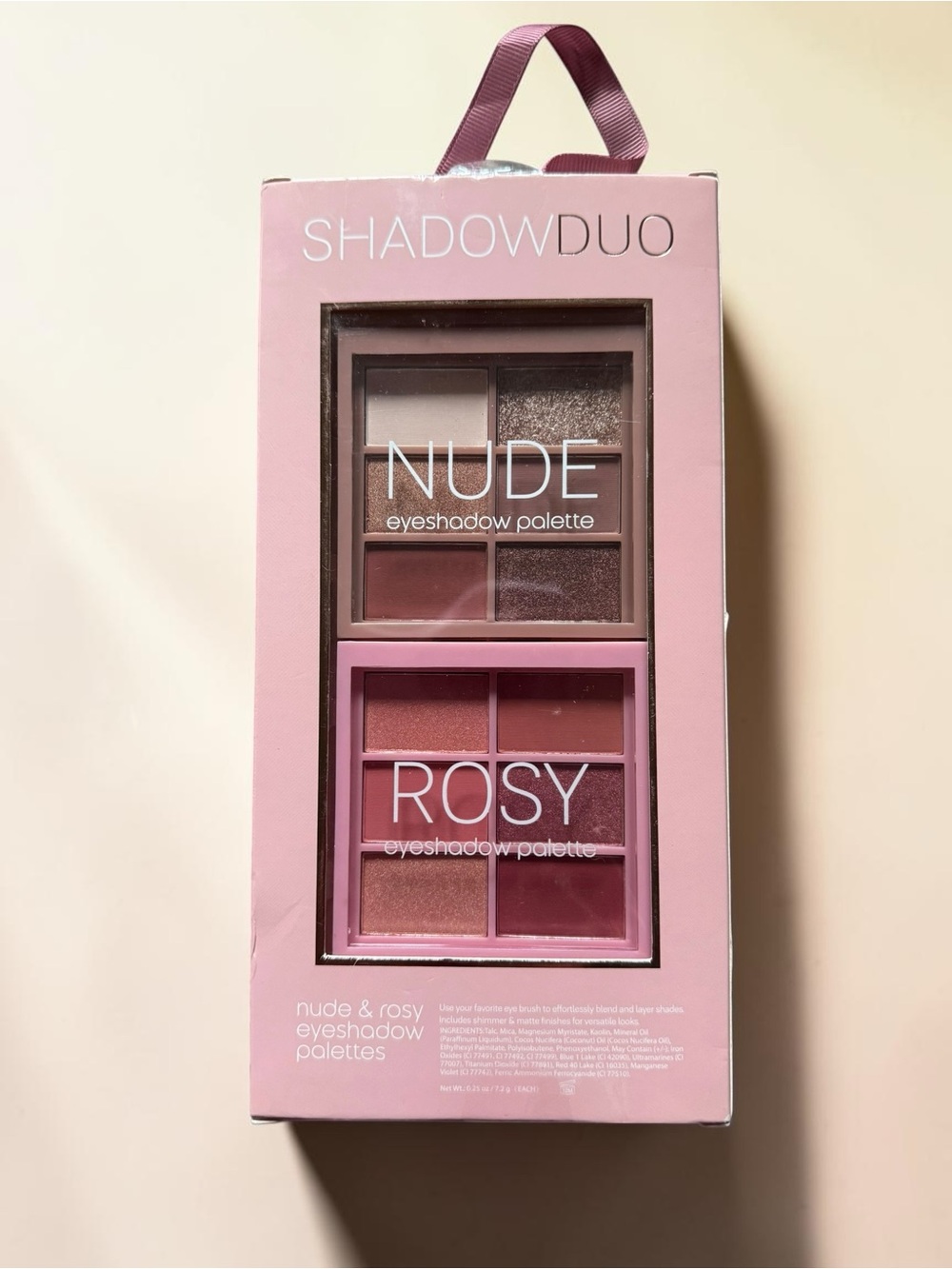 Nude & Rosy Eyeshadow Palette - Shadow Duo NIB